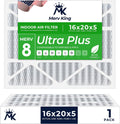16x20x5 Air Filter MERV 8 - Effective Pleated HVAC Replacement