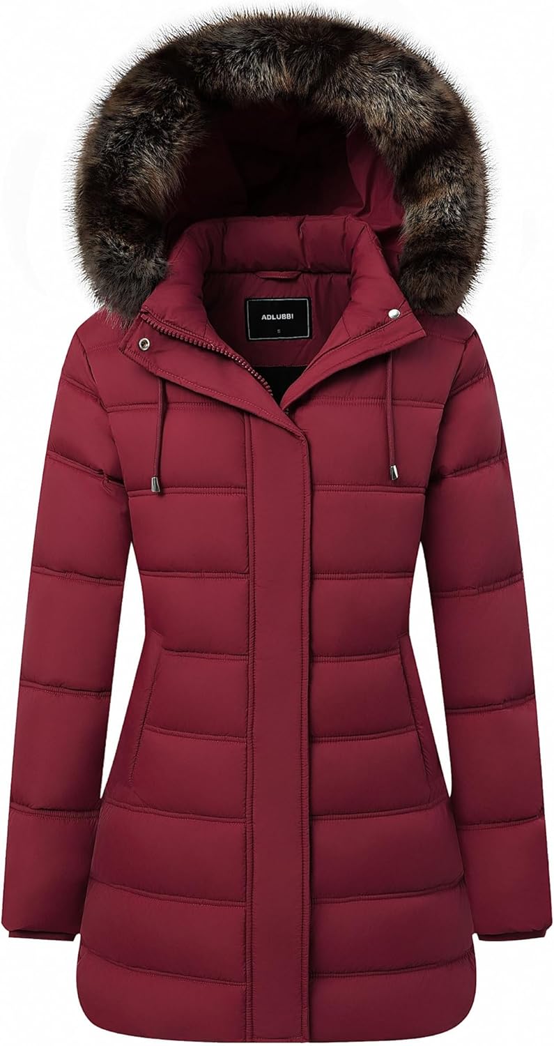 Ultra-Warm Women's Winter Coat Waterproof Long Puffer Jacket