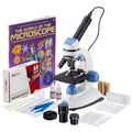 IQCrew 40X-1000X Dual Illumination Microscope - Kid-Friendly Digital