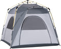 Outsunny 4 Person Pop Up Camping Tent, Instant Setup