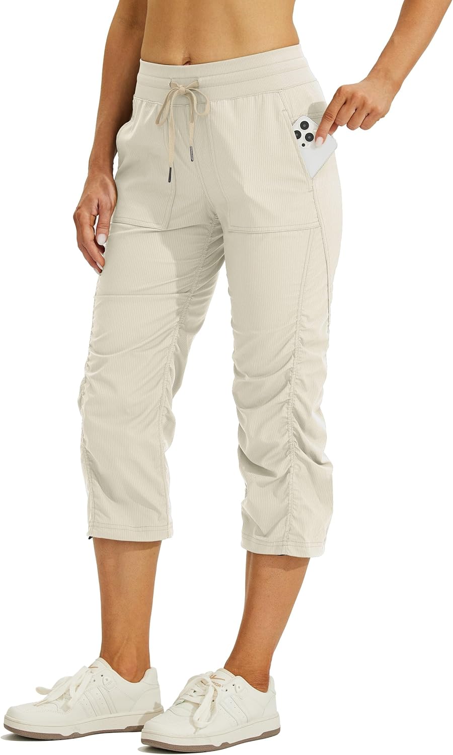 Willit Women's Quick-Dry Capris Lightweight Travel Pants