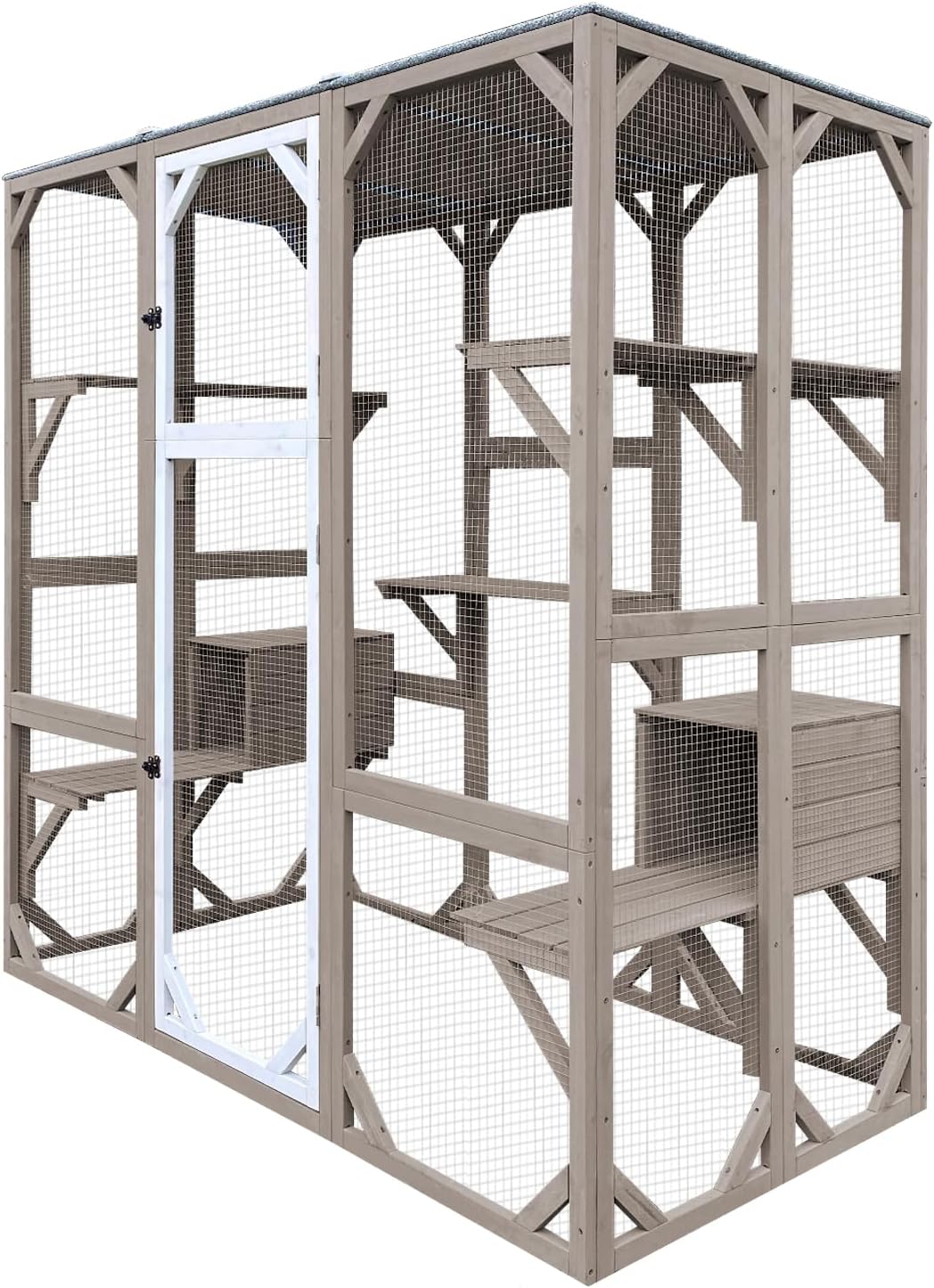 Large Cat Catio 4 Tier Outdoor Enclosure for Cats and Kittens