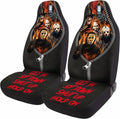 Horror Movie Characters 2 Front Car Seat Covers - Bold Halloween Gift