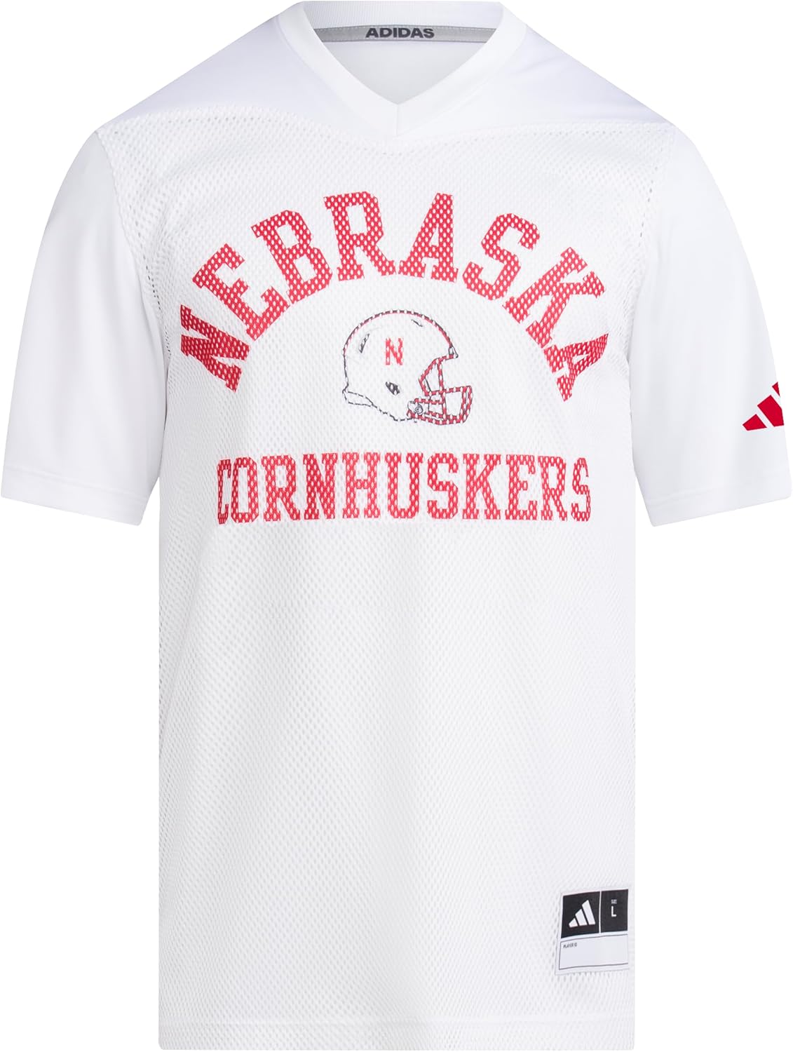 adidas Men's NCAA Tailgate Jersey for Cornhuskers Fans
