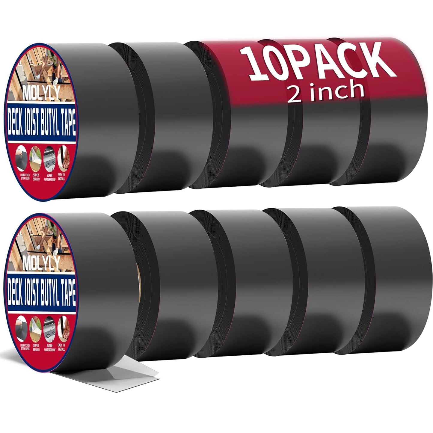 Butyl Joist Tape 2 inch Waterproof Decking Tape for Longevity