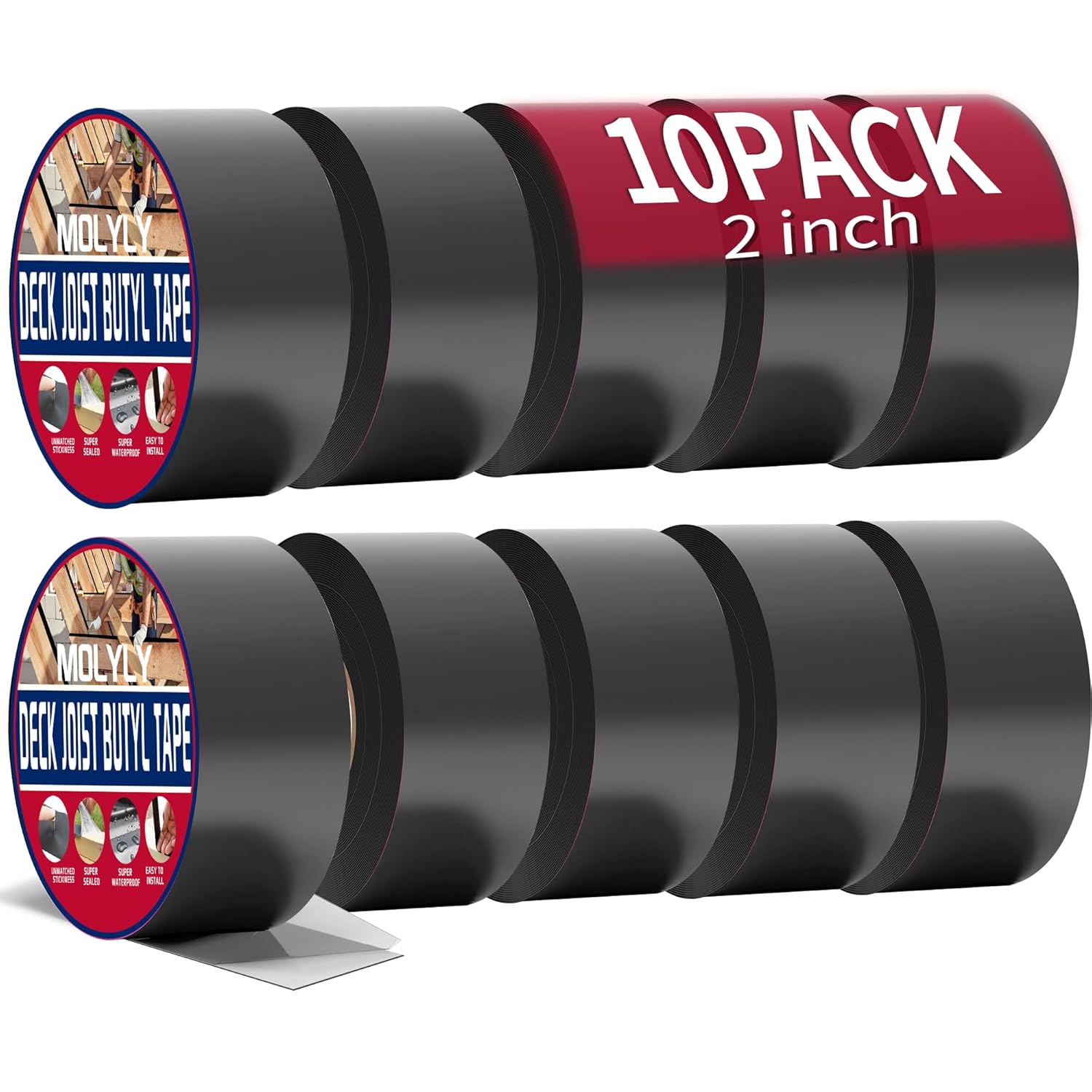 Butyl Joist Tape 2 inch Waterproof Decking Tape for Longevity