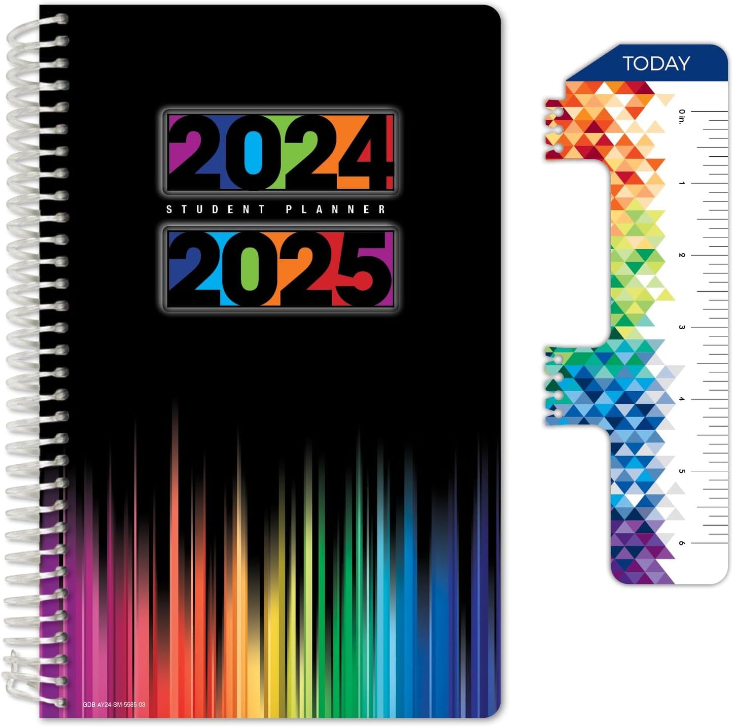 2024-2025 Student Planner w/Ruler, Stickers - Matrix Style