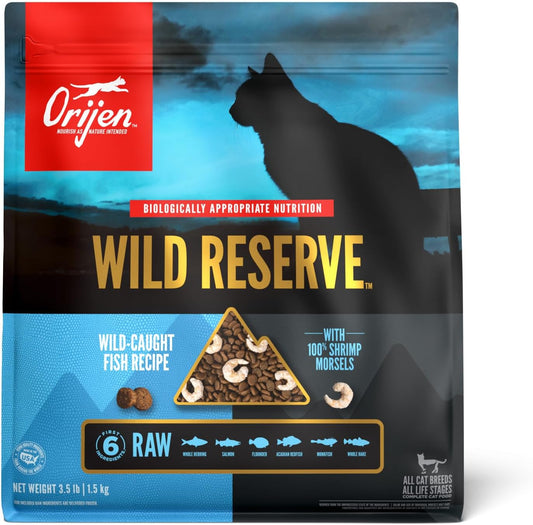 ORIJEN Wild Reserve Wild-Caught Fish Recipe for Healthy Cats