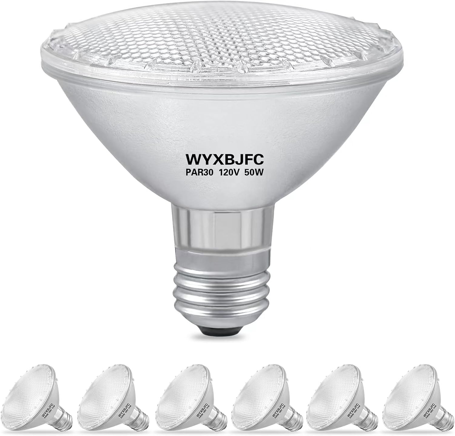 Par30 50W Halogen Light Bulbs - Short Neck Flood Light Pack