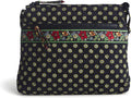 Women's Zip Hipster Crossbody Bag 9in x 11in - Quilted Cotton