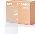 4 x 8 Long Zip Bags - Clear Plastic Reclosable Zipper Bags