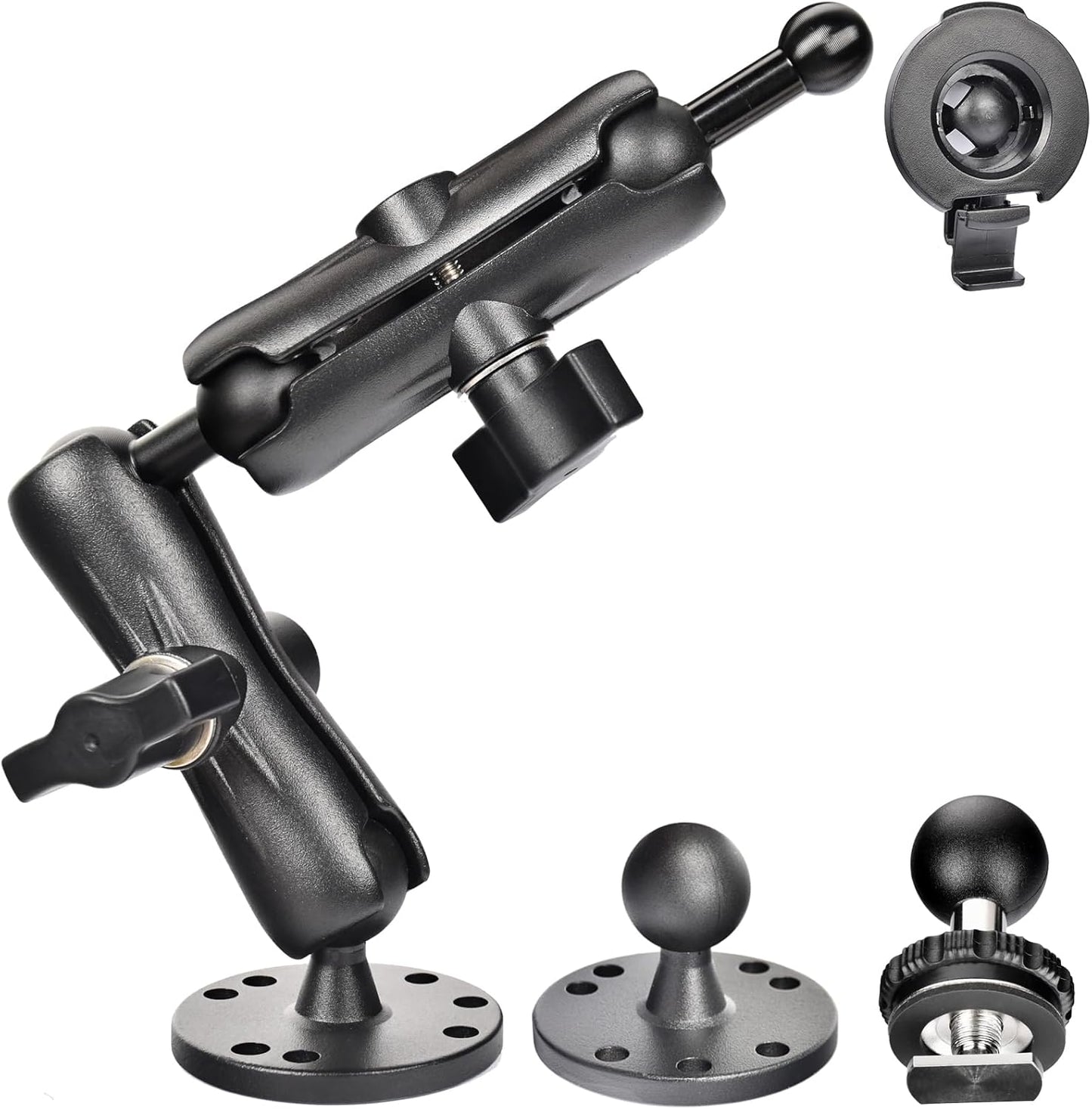 Aluminum GPS Mount with 25-17mm Adapter for Garmin Devices