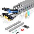 Open Slot Wire Duct Kit, 31.4in Cable Raceway - Under Desk Cable