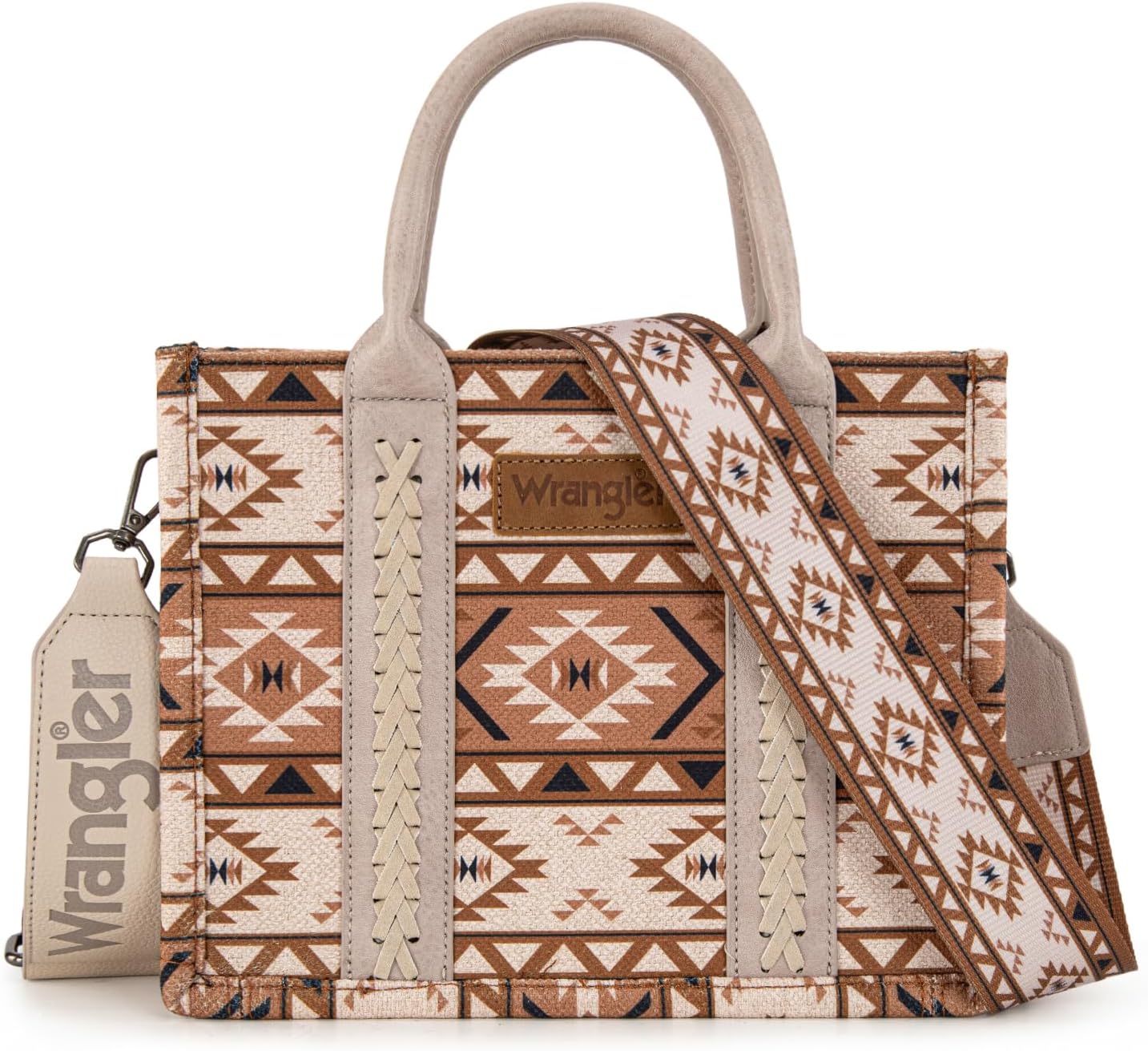 Wrangler Aztec Tote Bag for Women - Stylish Boho Handbag