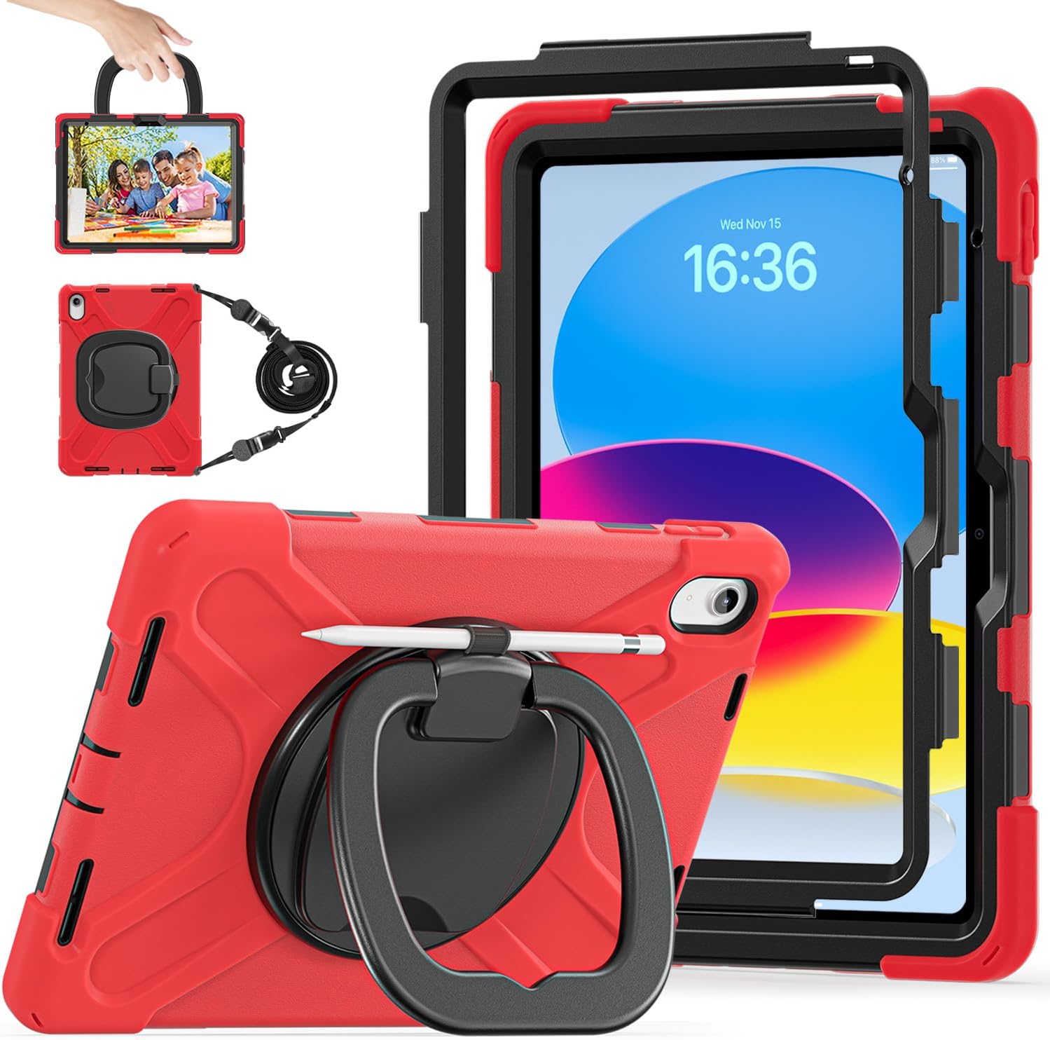 Shockproof iPad Case for 11th and 10th Generation Models