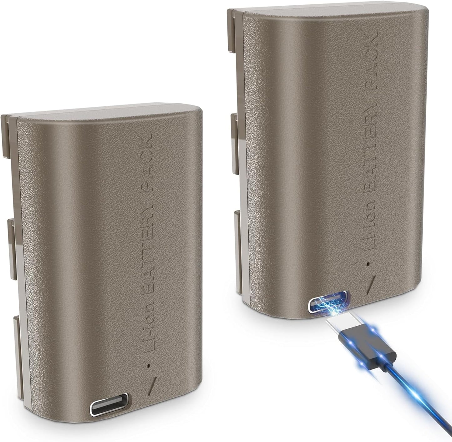 LP-E6NH Batteries for Canon Cameras with Type-C Input Design
