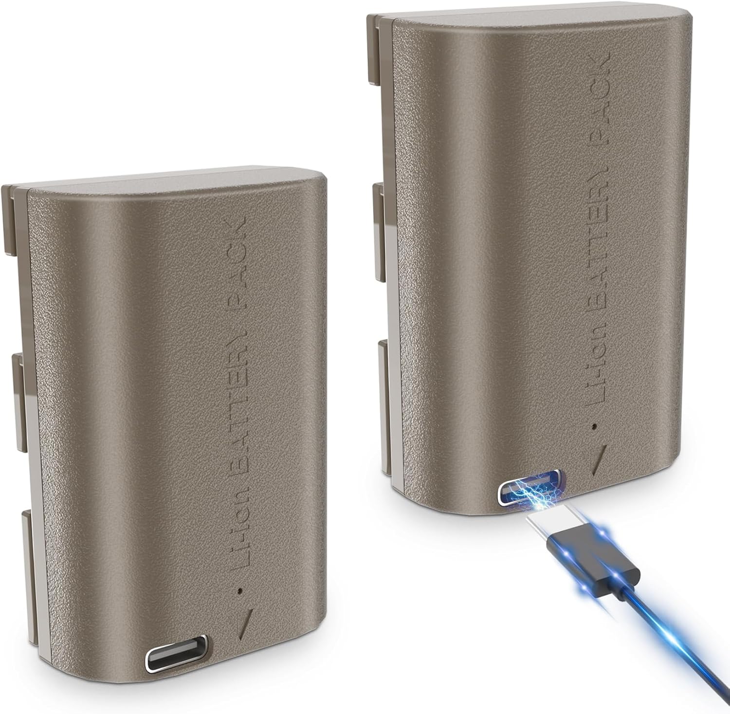 LP-E6NH Batteries for Canon Cameras with Type-C Input Design