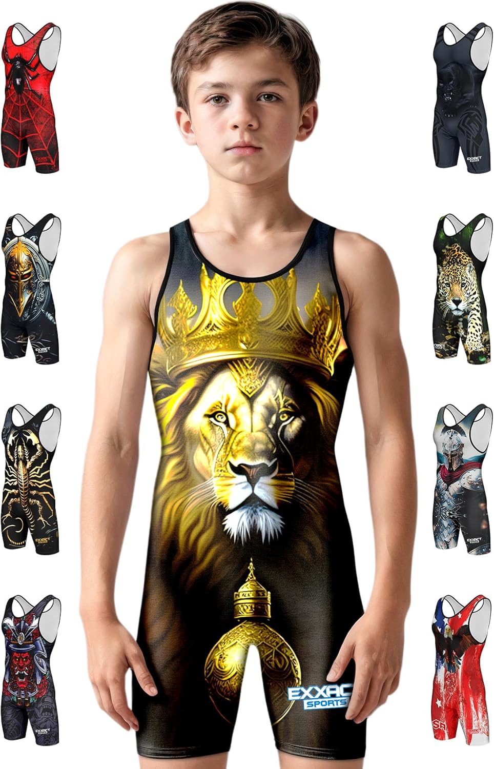 Exxact Sports Wrestling Singlet for Youth & Adult Performance