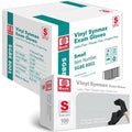 Disposable Synmax Vinyl Exam Gloves 4 mil - Case of 1000, Black