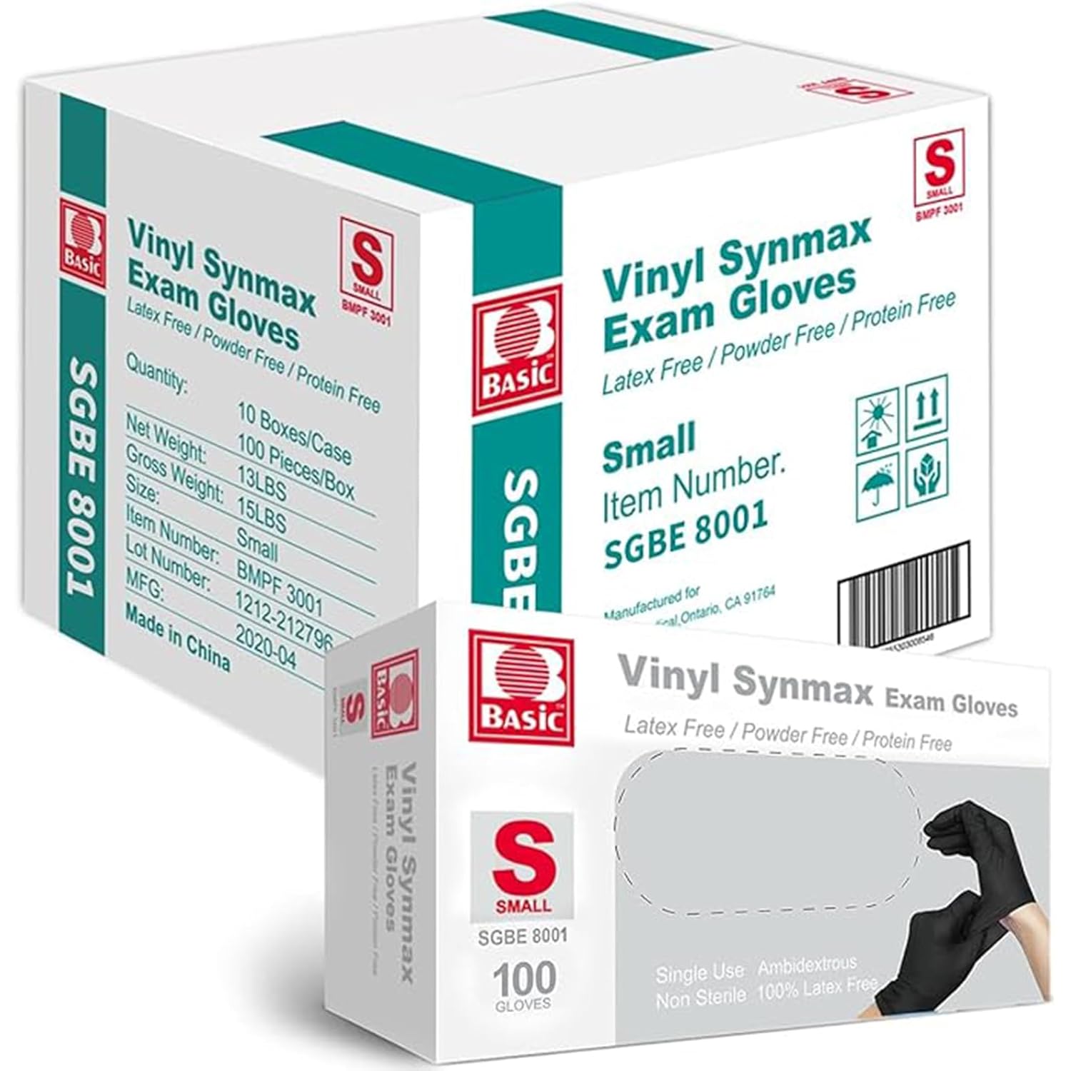 Jointown Disposable Medical Vinyl Exam Gloves - 1000 Pack