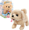Plush Golden Retriever Toy Puppy Interactive Pet - Walking, Barking