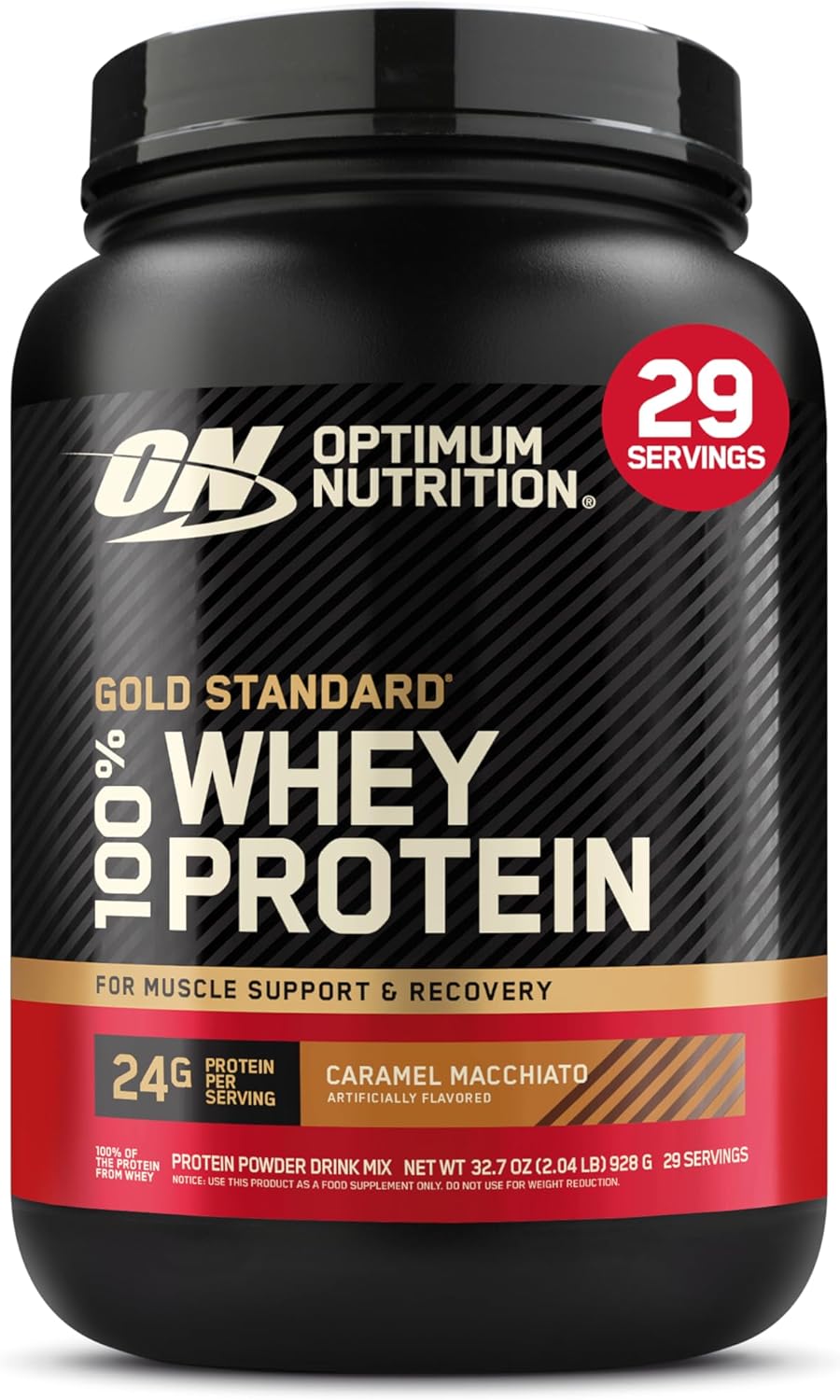 Optimum Nutrition Gold Standard Whey Protein Powder Caramel Macchiato