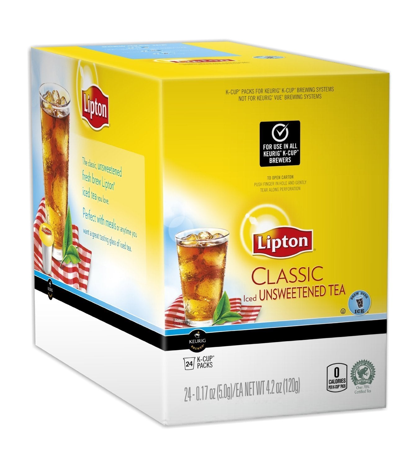 Lipton K-Cup Classic Unsweet Iced Tea for Refreshing Moments