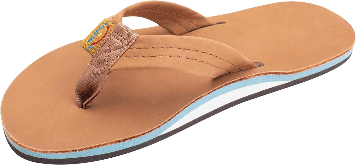 Rainbow Sandals Men's Single Layer Premier Leather Flip Flops