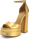 DREAM PAIRS High Heels Chunky Block Platform Heels - Dressy Comfort