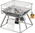 Portable Tabletop Charcoal Grill X-MINI - Compact Foldable Fire Pit
