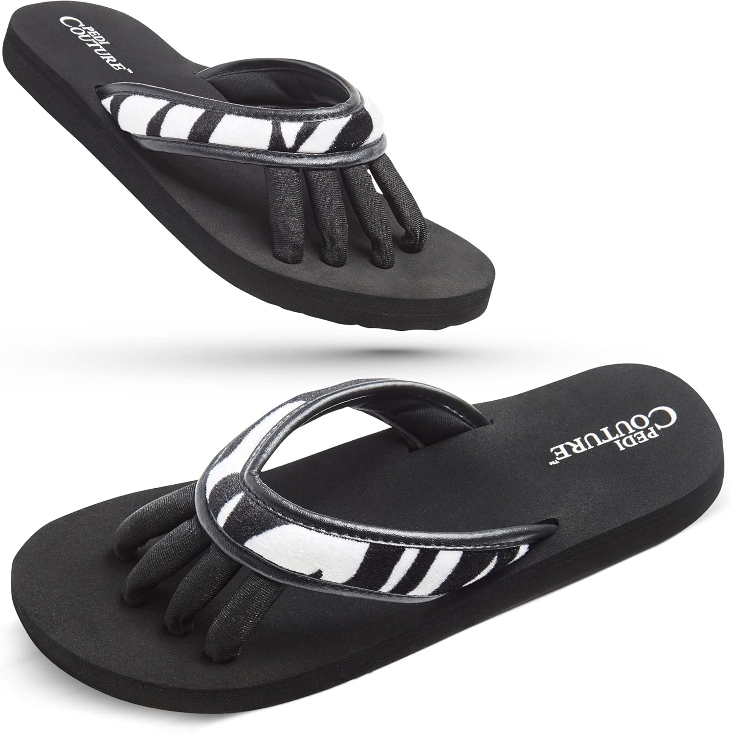 Pedicure Sandals with Built In Toe Separators for Women