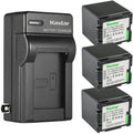 Kastar 3-Pack CGA-DU21 Battery and AC Charger Replacement - Reliable