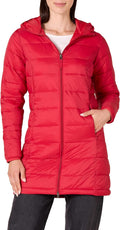 Lightweight Water-Resistant Packable Hooded Puffer Coat - Travel Ready