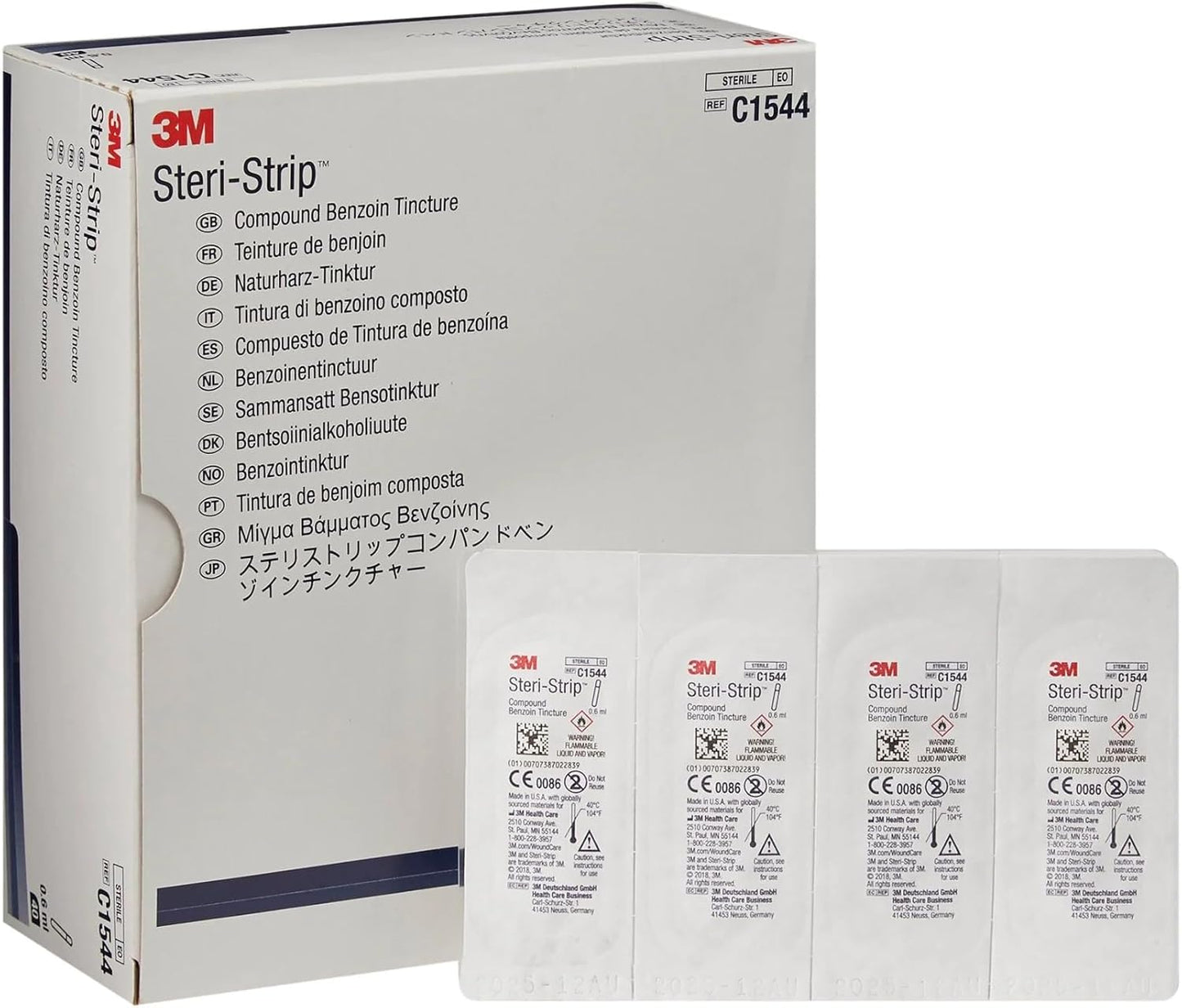 3M Steri-Strip Compound Benzoin Tincture for Skin Closure