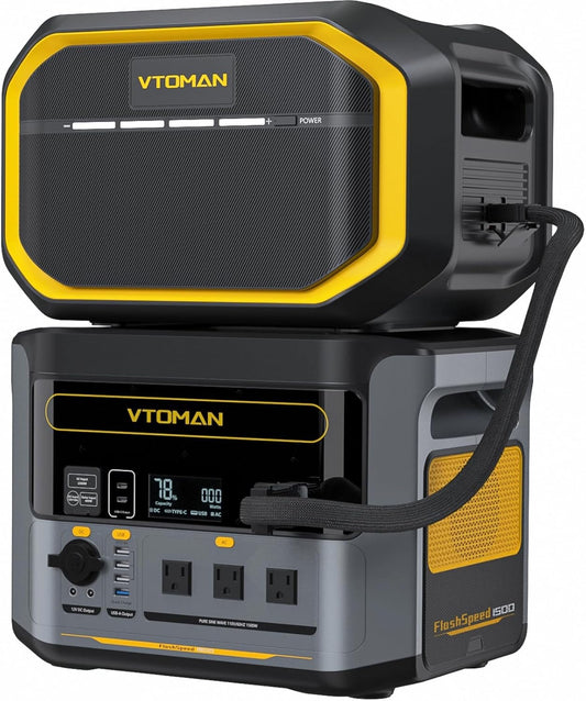 VTOMAN FlashSpeed 1500 Portable Power Station for Camping
