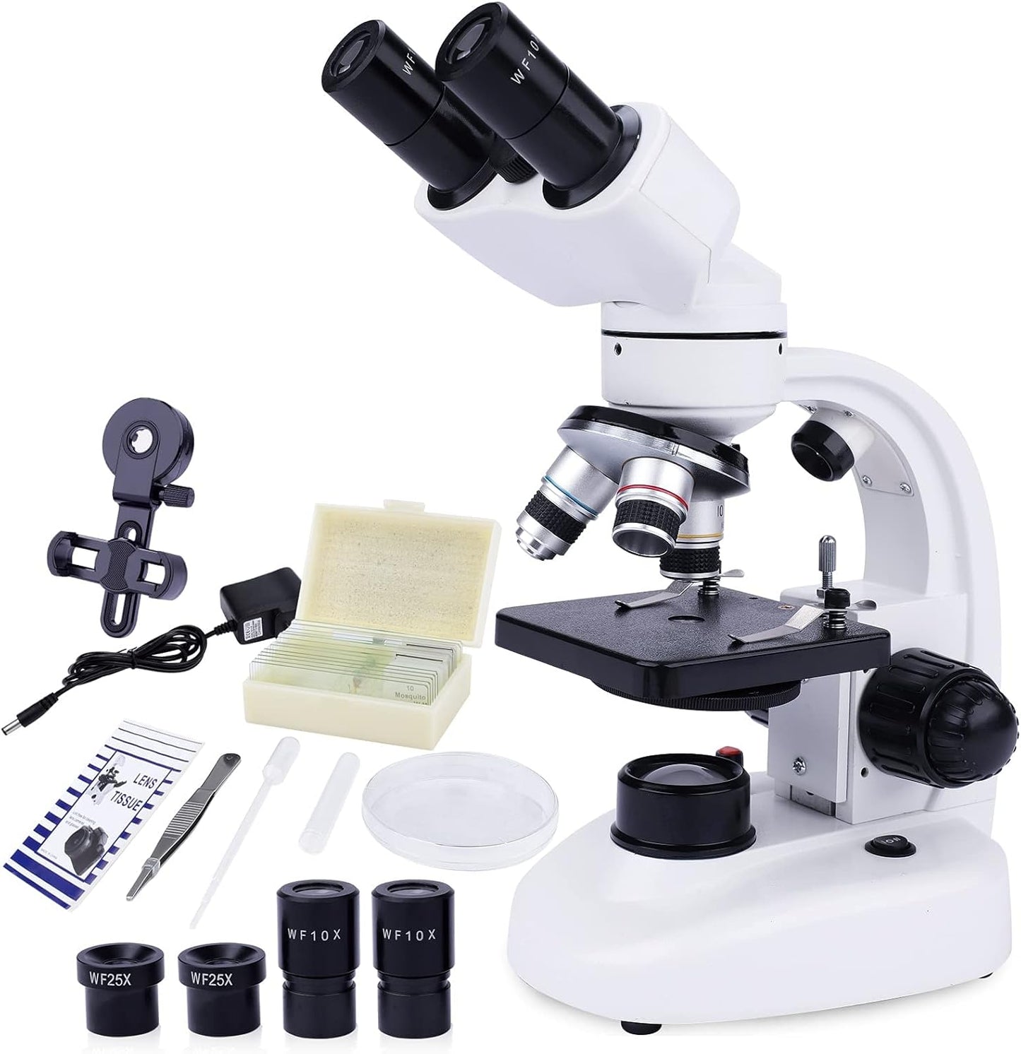 40X-1000X Binocular Microscope for Home Educational Use