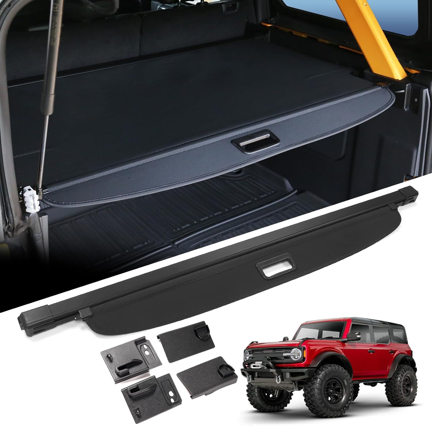Mabett Upgrade Trunk Cargo Cover for Ford Bronco 4-Door 2021-2025