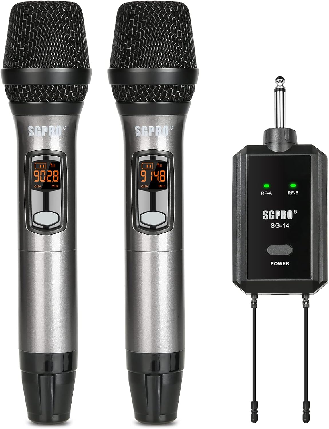 Multiple-Purpose Wireless Microphone Set for Singing and More