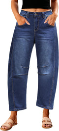 Barrel Jeans for Women High Waisted Wide Leg - Trendy Fit GRAPENT