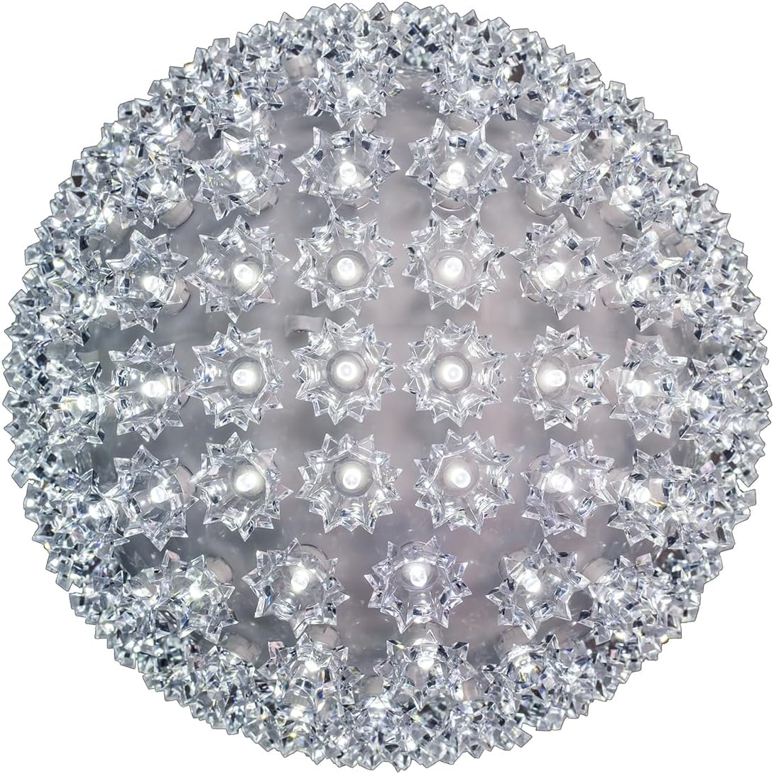 LED 7.5in Starlight Sphere with 100 Twinkling Lights for Holidays