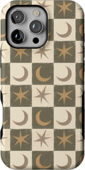 Casely iPhone 16 Pro Case Mystic Moonstar - Green Celestial Bold