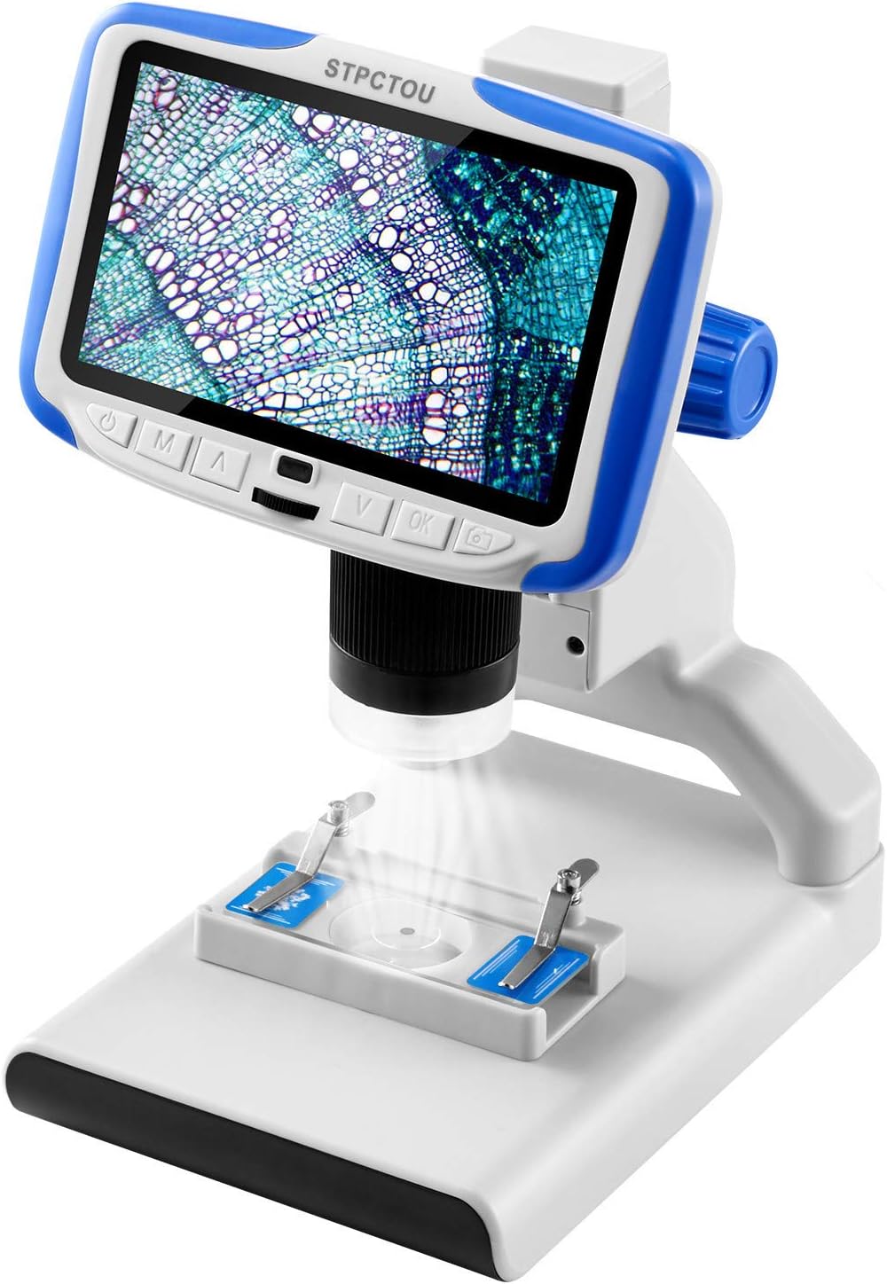 LCD Digital Microscope for Kids with 5 Inch FHD Screen