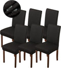 Genina Waterproof Chair Covers for Dining Room - 6 PCS