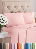 King Size 4 Piece Sheet Set - Cooling Ultra-Soft Bed Sheets