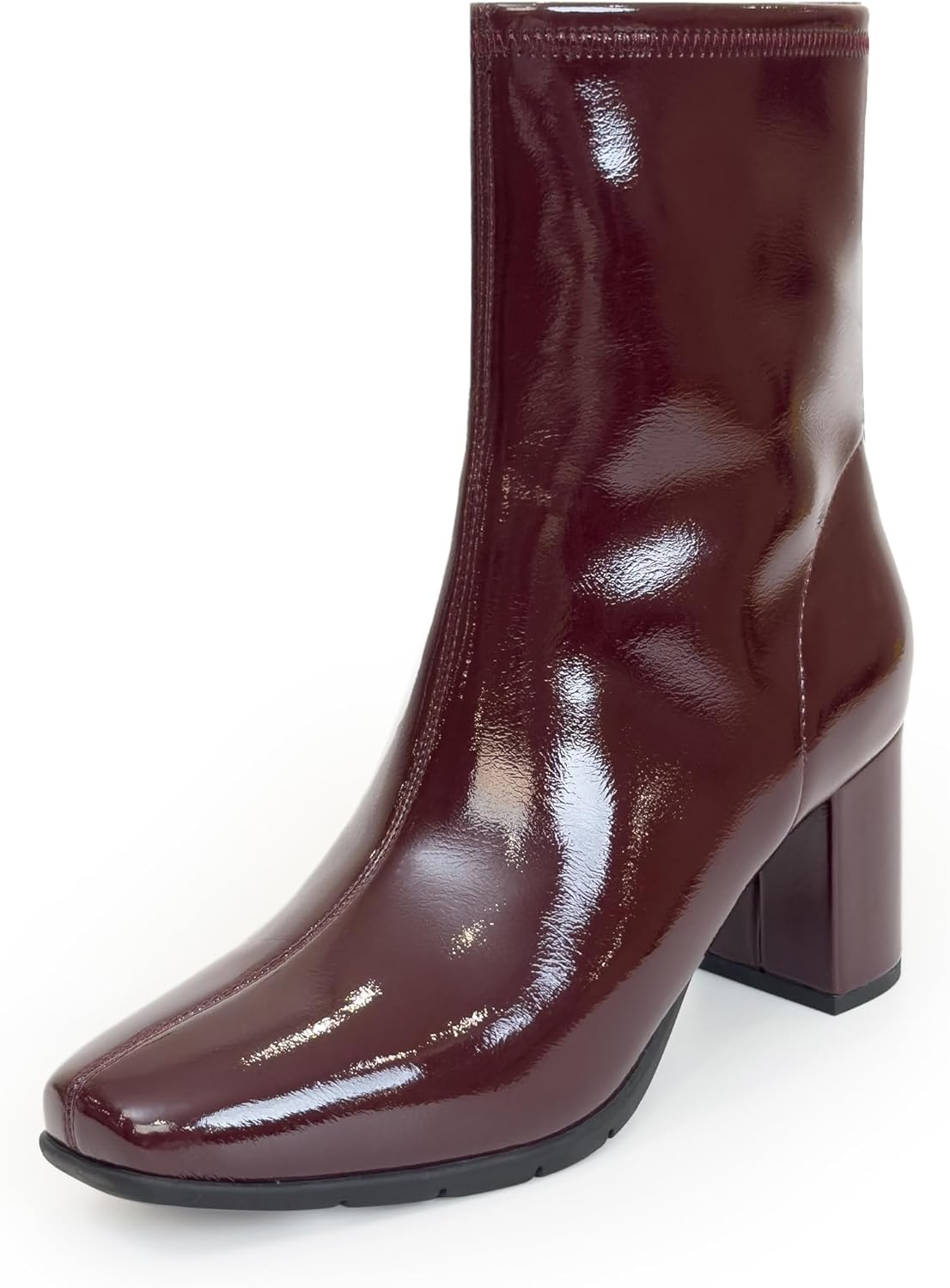 Aerosoles Women's Miley Boots with Block Heel and Zipper Closure
