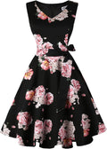Dressever 50s 60s Vintage Sleeveless Cocktail Party Dress (Style CP64)