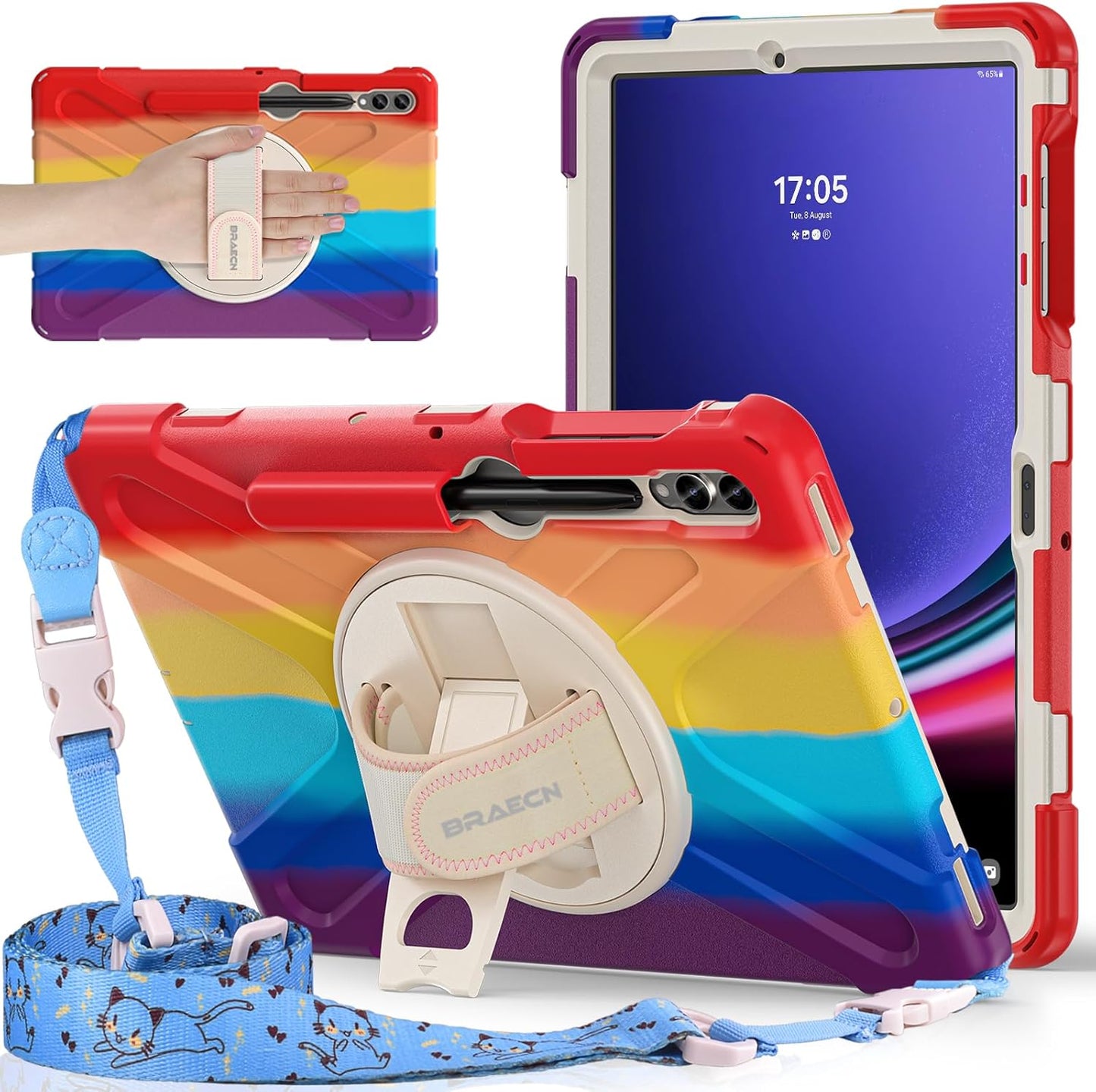 Shockproof Protective Case for Samsung Galaxy Tab S10+ Plus Kids