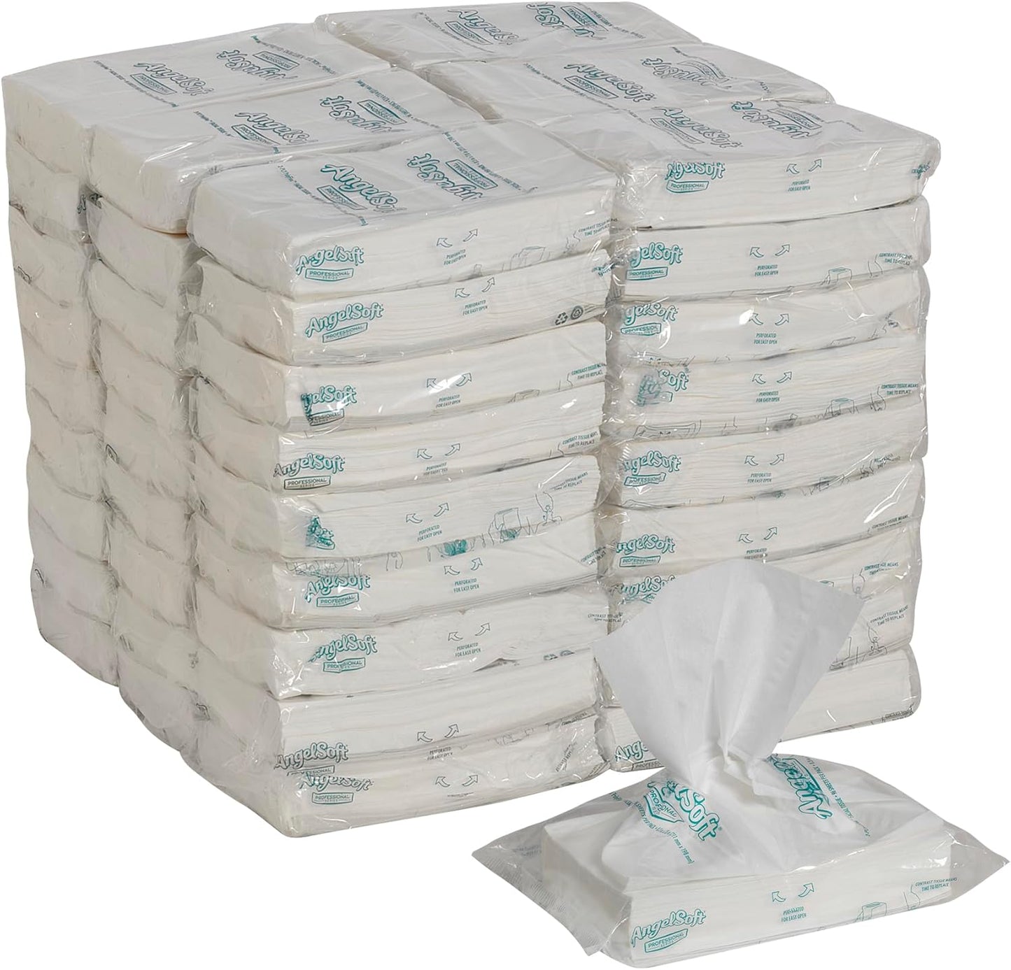 Georgia-Pacific Angel Soft Professional Polyflex Facial Tissue
