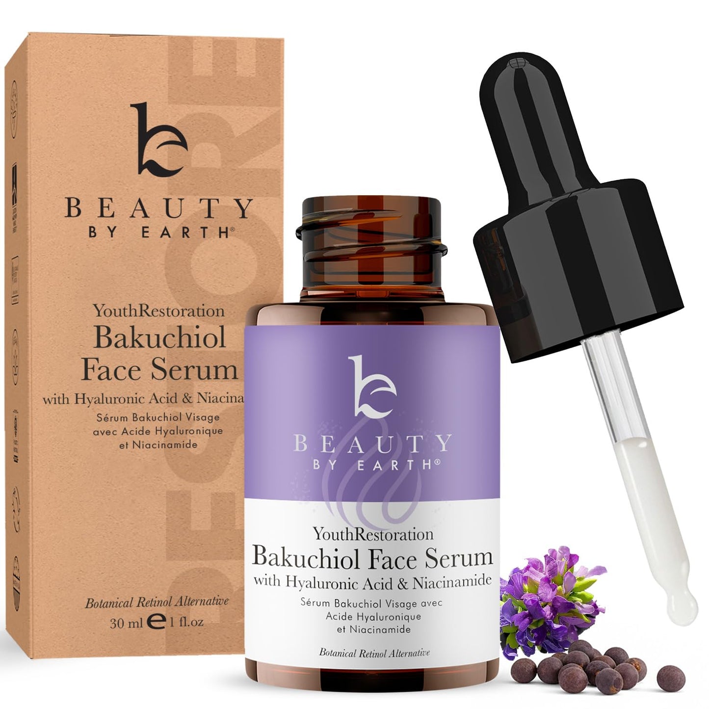 Bio Retinol Alternative Bakuchiol Serum for Youthful Skin