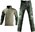 HARGLESMAN Men's Tactical Military Suits Long Sleeve Combat Shirt